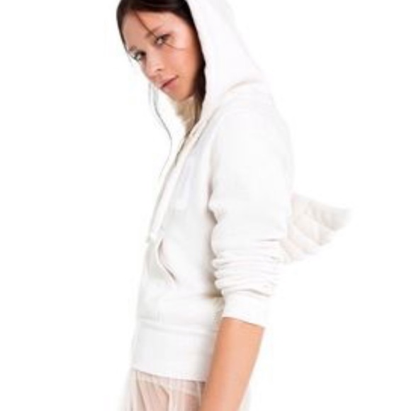Wildfox Tops - Wildfox good carta angel wing zip up hoodie NWT